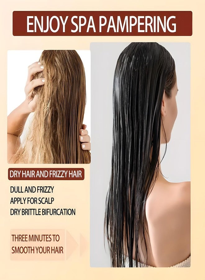 Grospe Leave-In Conditioner，Shea Butter Deep Repair Hair Mask，Repairs Dry, Damaged Hair with Deep Hydration, Ideal for Dry and Frizzy Hair Types（150g） - Image 4